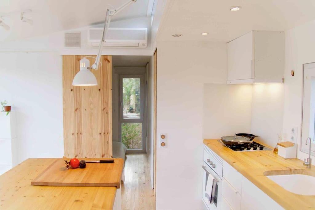Eco Tiny Home & Office For Digital Nomads Vallmoll Exterior foto